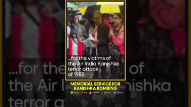 A Memorial Service for victims of Air India Kanishka terror attack | WION Shorts