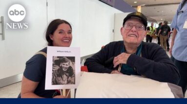 Americans who helped win WWII receive heroes' welcome in France