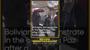 Bolivians demonstrate in La Paz after botched coup | WION Shorts