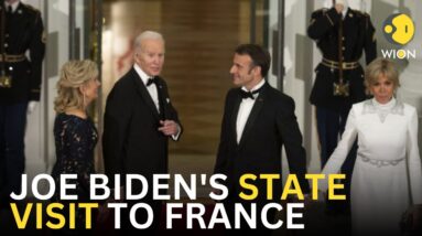 Biden in France LIVE: Biden arrives for state visit to France, welcomed by French PM Attal | WION