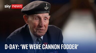 D-Day: Veteran describes searching for dead friends after being used as 'cannon fodder'