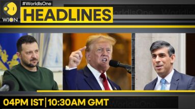 Zelensky greatest salesman: Trump | Polls see a historic Tory wipeout | WION Headlines