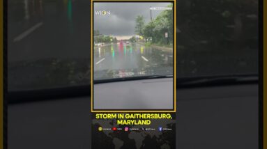 Eyewitness footage captures severe storm in Gaithersburg, Maryland | WION Shorts