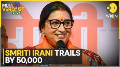 India Election Results | BJP's Smriti Irani trails by 50,000 in Uttar Pradesh's Amethi | WION