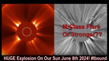 HUGE Explosion On Our Sun June 8th 2024! #Ibound