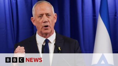 Israeli war cabinet minister Benny Gantz quits emergency government | BBC News