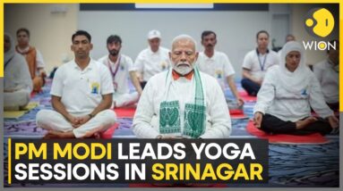 International Yoga Day: Indian PM Modi leads 10th International Yoga Day celebrations in Srinagar