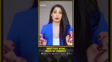 India's NEET test row: Supreme Court intervenes | WION Shorts