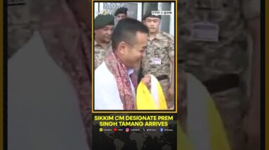 Sikkim CM Designate Prem Singh Tamang arrives in Delhi to attend Modi's swearing-in ceremony | WION