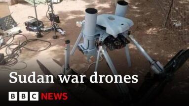 Iran and UAE drones used in Sudan war, evidence suggests | BBC News