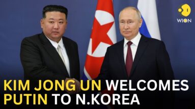 PUTIN LIVE: North Korean leader Kim hosts welcome ceremony for Putin | WION LIVE