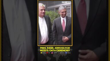 Sri Lankan President Ranil Wickremesinghe Arrives In Delhi To Attend Swearing-In Ceremony Of PM Modi