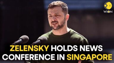 Zelensky LIVE: Ukraine's Zelensky holds news conference in Singapore | WION LIVE