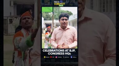 Lok Sabha elections result 2024: Celebrations underway at BJP, Congress Headquarters | WION Shorts