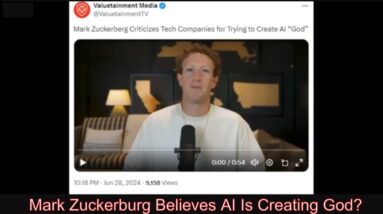 Mark Zuckerburg Believes AI Is Creating God?