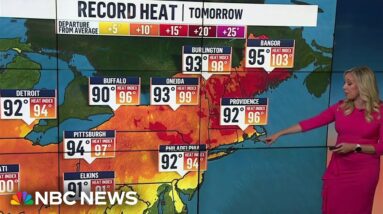 71 million people impacted by heat alerts and extreme weather will stretch into next week