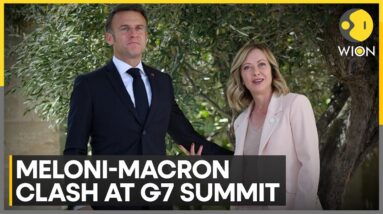 Meloni-Macron clash at G7 summit on Macron's use of 'safe & legal abortion' phrase | WION