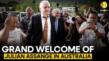 Julian Assange LIVE: Wikileaks founder Julian Assange lands in Australia | WION LIVE