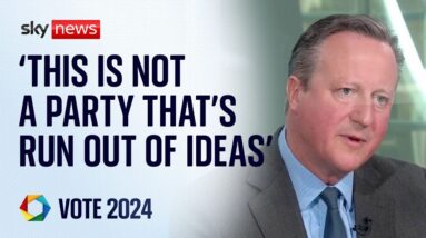 Lord Cameron: 'This is not a party that's run out of ideas' | The Battle for Number 10