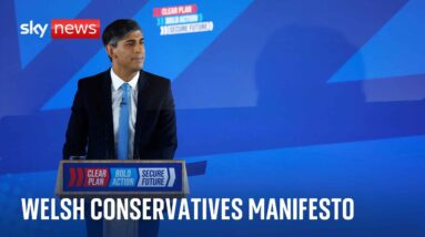 Watch live: Welsh Conservatives launch their manifesto ahead of the General Election 2024