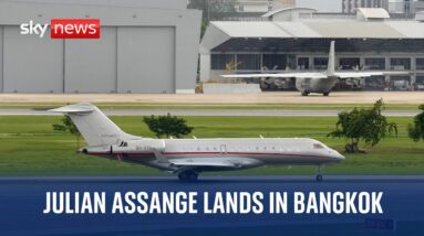 Watch live: WikiLeaks founder Julian Assange lands in Bangkok following plea deal with the US