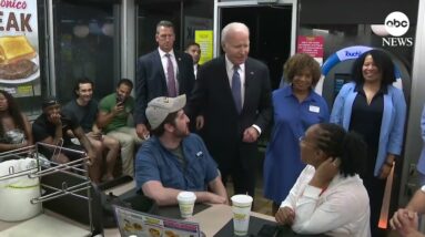 Pres. Biden visits Georgia Waffle House after the presidential debate