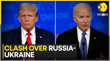 Biden vs Trump US Presidential Debate: Biden-Trump fiercely clash over Russia-Ukraine | WION