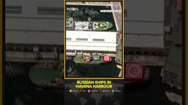 Satellite imagery shows Russian ships in Havana harbor | WION Shorts