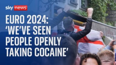 Euro 2024: 'We've seen people openly taking cocaine' - UK police monitoring fans in Germany