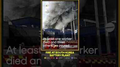 Fire at South Korea battery plant kills at least one, injures three | WION Shorts