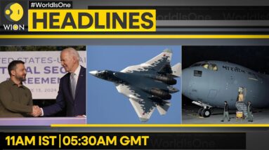 Moscow: Fire at Sukhoi design bureau | Biden, Zelensky sign 10-year pact | WION Headlines