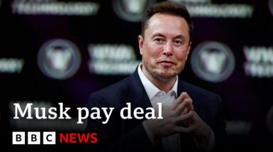 Tesla investors back record-breaking Musk pay deal | BBC News