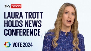 Watch live: Conservatives' Laura Trott holds news conference