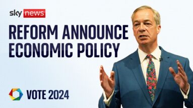 Watch live: Reform UK announce economic policy