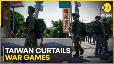 Taiwan curtails war games due to Typhoon Gaemi, war games aims to repel China military offensive