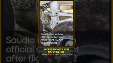 Saudia flight from Riyadh to Peshawar experiences smoke emanating from tyre