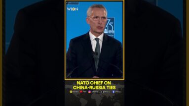 China enables Russia to build weapons to attack Ukraine: NATO Chief | WION Shorts