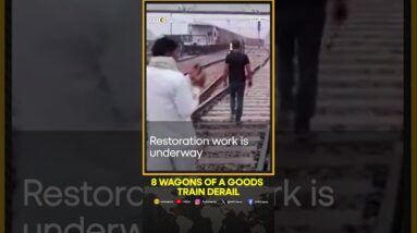 India: Eight wagons of a goods train derailed at Taraori Railway Station | WION Shorts