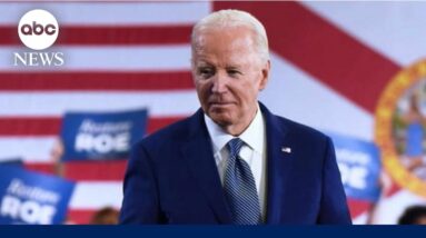 Biden blames recent international travel for poor debate performance last week