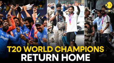 Indian Cricket Team return to India after T20 World Cup win | WION Originals