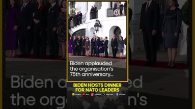 Biden welcomes NATO leaders, partners to White House dinner | WION Shorts