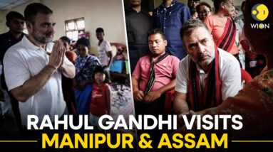 Rahul Gandhi visits relief camps in Manipur; first visit to the state as Leader of Opposition | WION