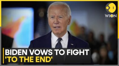 US: I'm in the race to the end says Joe Biden, rejects pressure to abandon campaign | WION