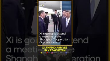 China's Xi arrives in Kazakhstan to attend the SCO summit | WION Shorts