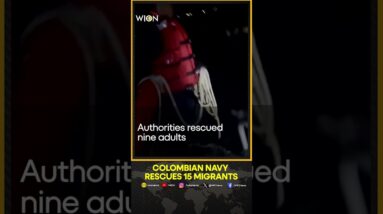 Colombian navy finds 15 migrants drifting at sea | WION Shorts