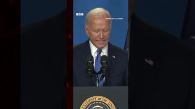 President Joe Biden called Kamala Harris 'Vice President Trump' at a Nato press conference. #Shorts