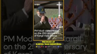 Kargil Vijay Diwas: PM Modi pays tribute to the heroes of the Kargil War | WION Shorts