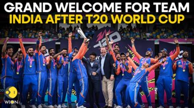 Team India Victory Parade LIVE: Celebratory parade for Indian team after T20 World Cup win | WION