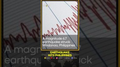 Earthquake of magnitude 6.7 strikes Mindanao, Philippines | WION Shorts