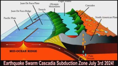 Earthquake Swarm Cascadia Subduction Zone July 3rd 2024!